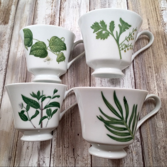 Cottagecore floral botanical garden teacups coffee mugs beautiful gift - Picture 2 of 10